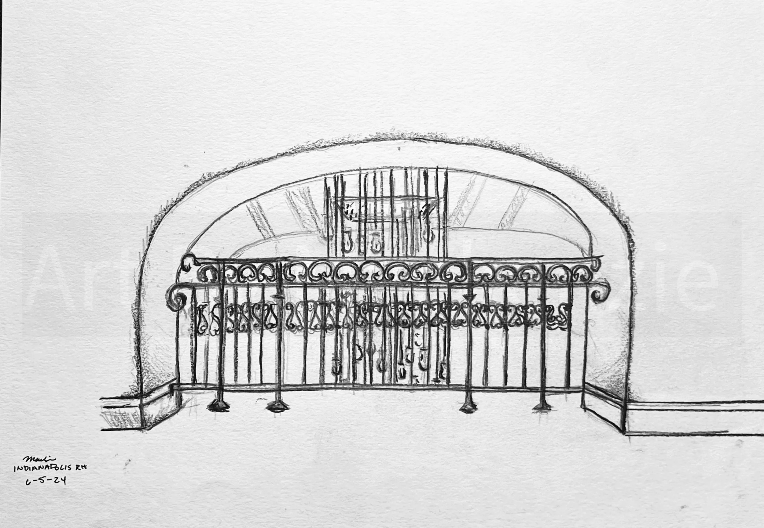 RH Indianapolis: View to Restuarant