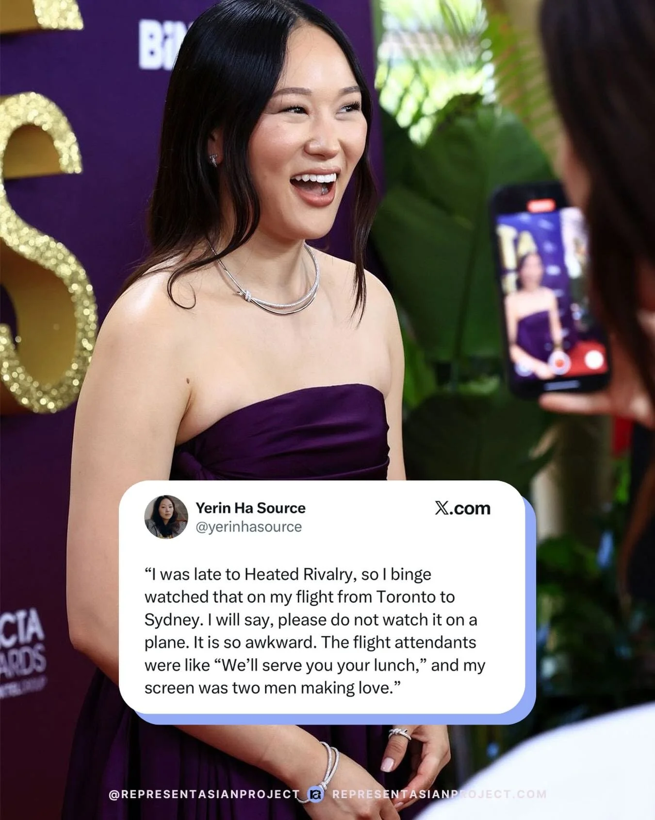 I love that this was @yerinha_&rsquo;s intro to heated rivalry 😂😂

(OG quote source: @bazaaruk)