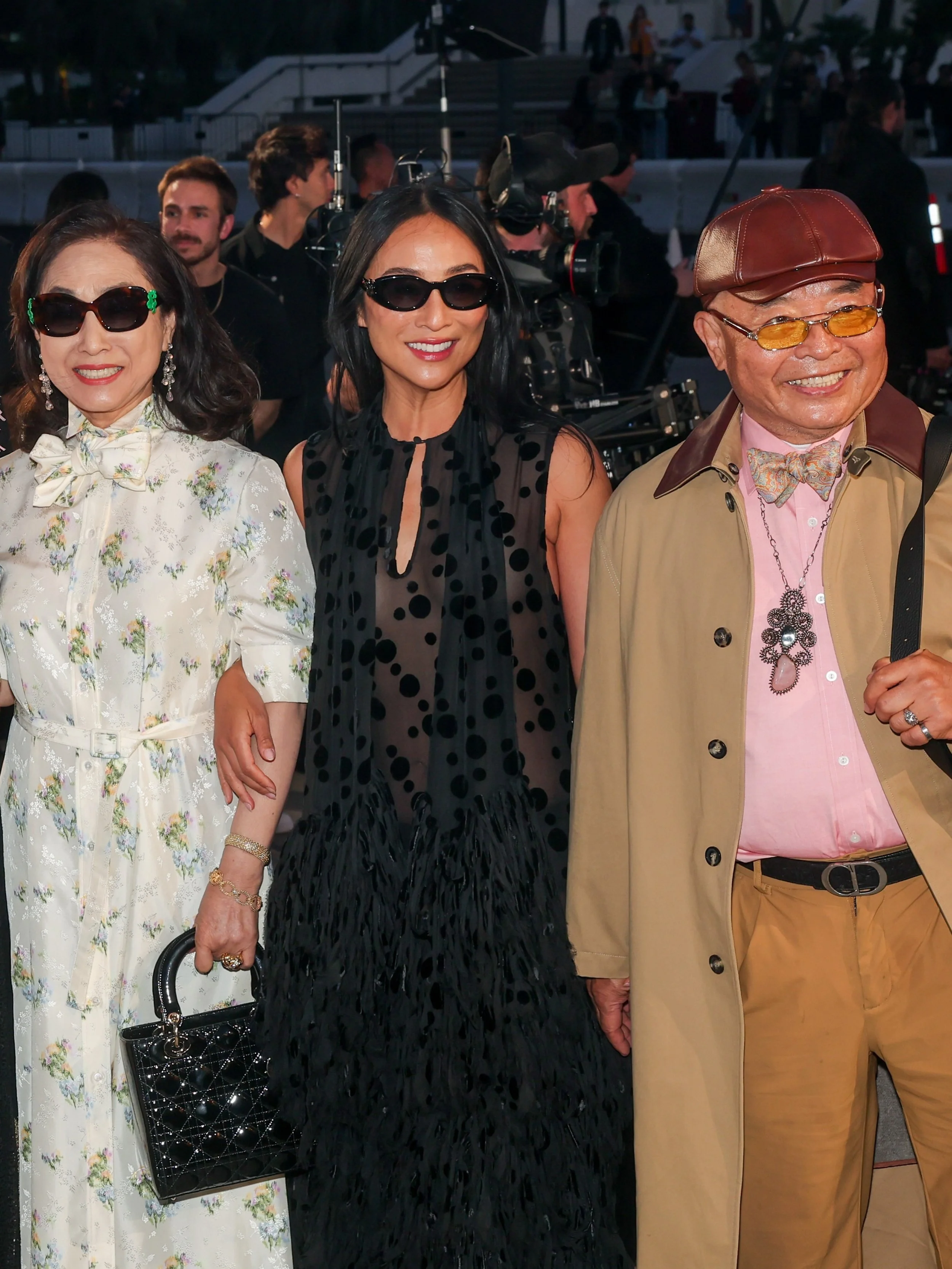 Greta Lee brought her parents to the @dior cruise show in LA and I&rsquo;m 🥹🥹🥹