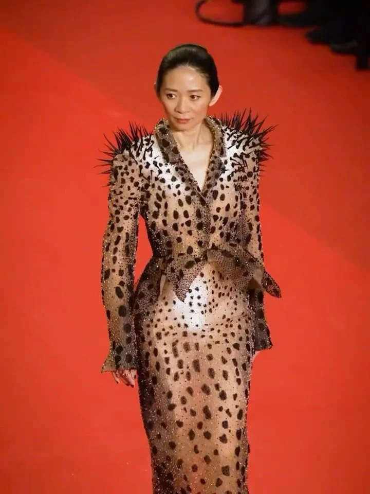 absolutely gagged at @chloezhao&rsquo;s @schiaparelli look at Cannes!!!