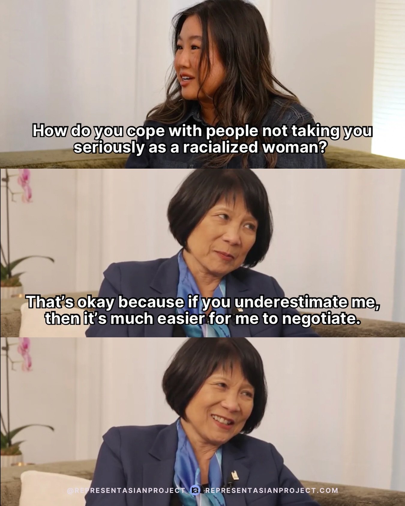 let them underestimate you! 

CONVERSASIANS: The Podcast🎙️ Episode 1 featuring @mayoroliviachow out now. Watch on YouTube and listen on Spotify and Apple Podcasts (linked in bio)