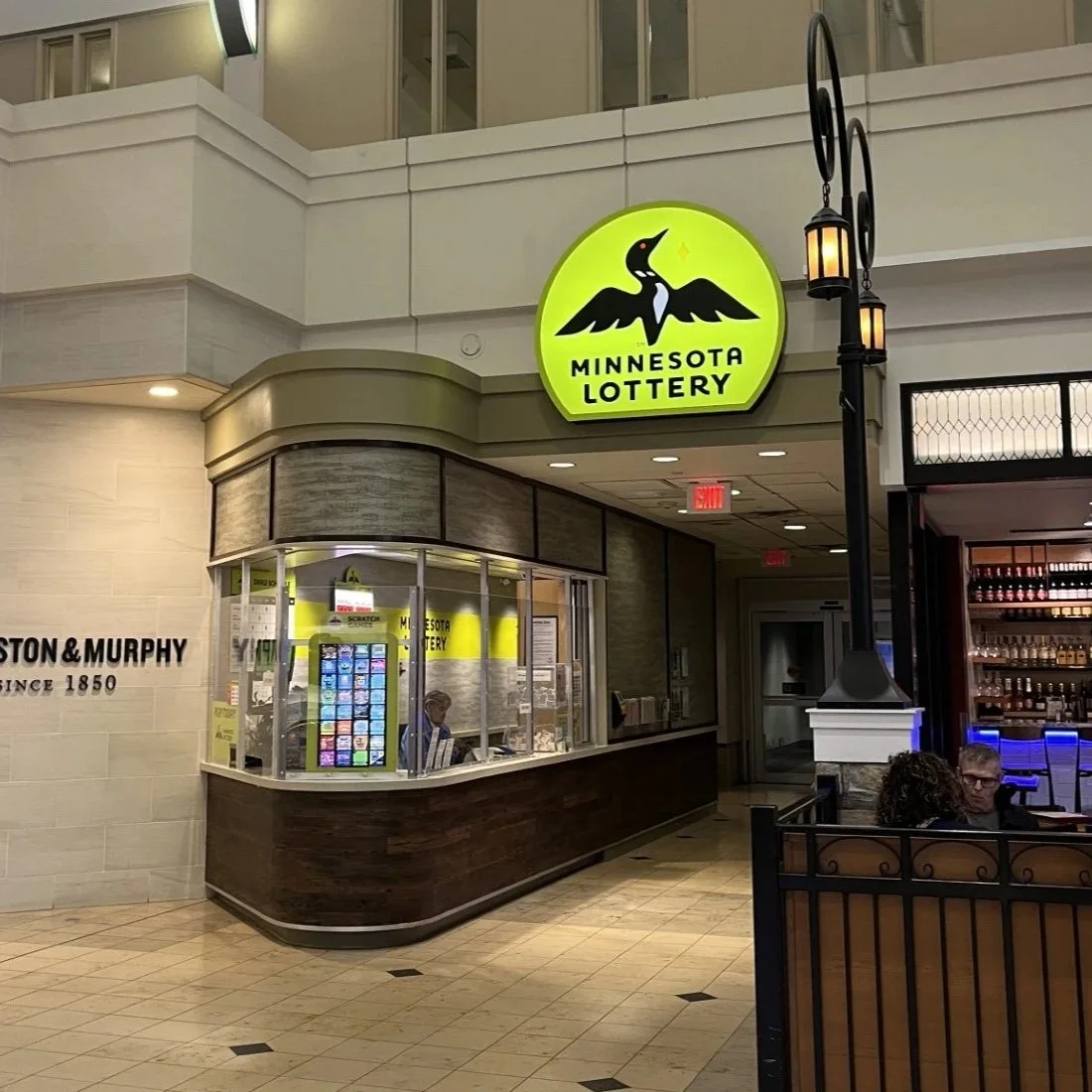 Minnesota Lottery Booth Minneapolis-St. Paul International Airport