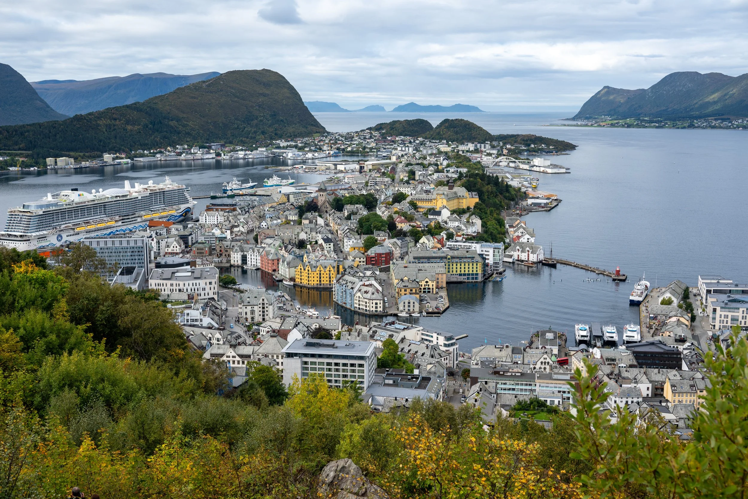 Mit der AIDA durch Norwegen: Ålesund mit Wanderung zum Aksla