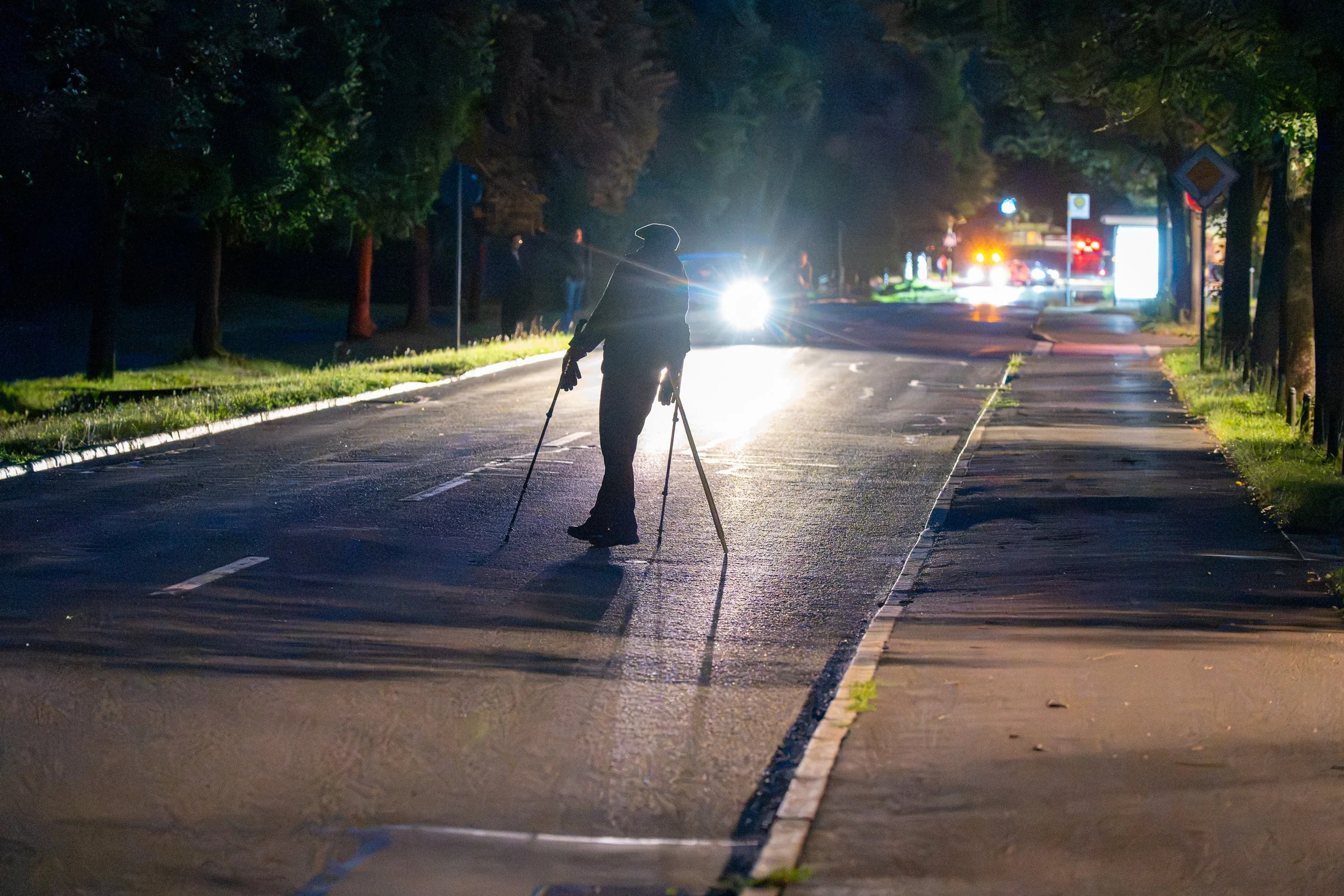 Belvedere Allee in Weimar für Gutachten voll gesperrt