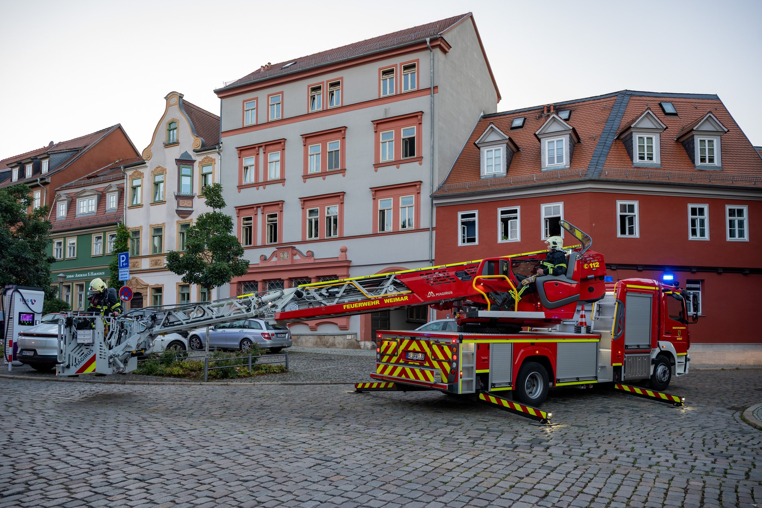 Vermeintlicher Brand sorgt für Feuerwehreinsatz in Weimar