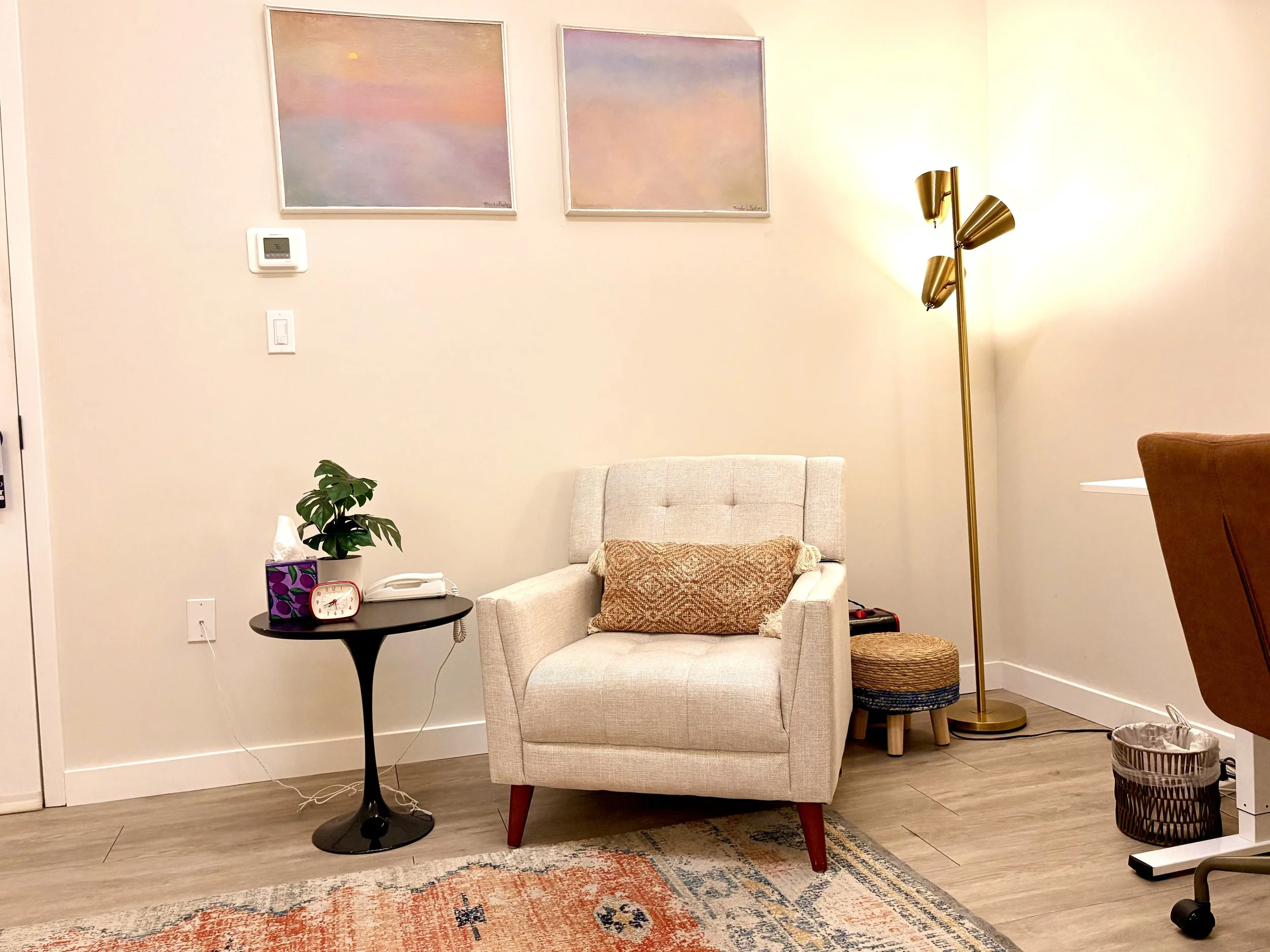 Private psychotherapy office in Union Square, New York City