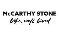 McCarthy Stone logo with the tagline 'Life, well lived'