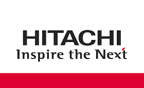 Hitachi logo with the tagline 'Inspire the Next'