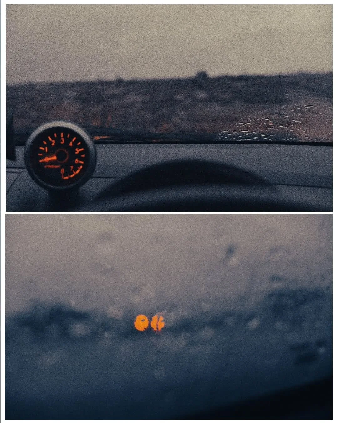 I hope these pictures convey the feeling of your car breaking down on the moor in terential wind and rain as it starts to get dark while sketchy cars are coming and going because that's exactly what happened and @damographzy is witness.