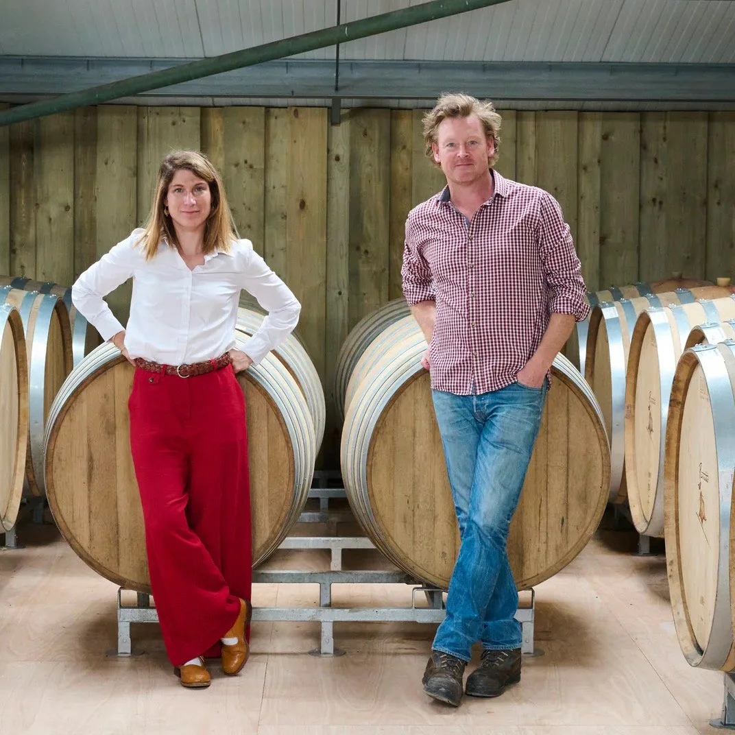 One of the most acclaimed producers of English wine joins LOW for the first time this June...... @sugruesouthdowns have helped re-define what English sparkling can be, and are now doing the same with their incredible still wines. Dermot &amp; Ana Sug