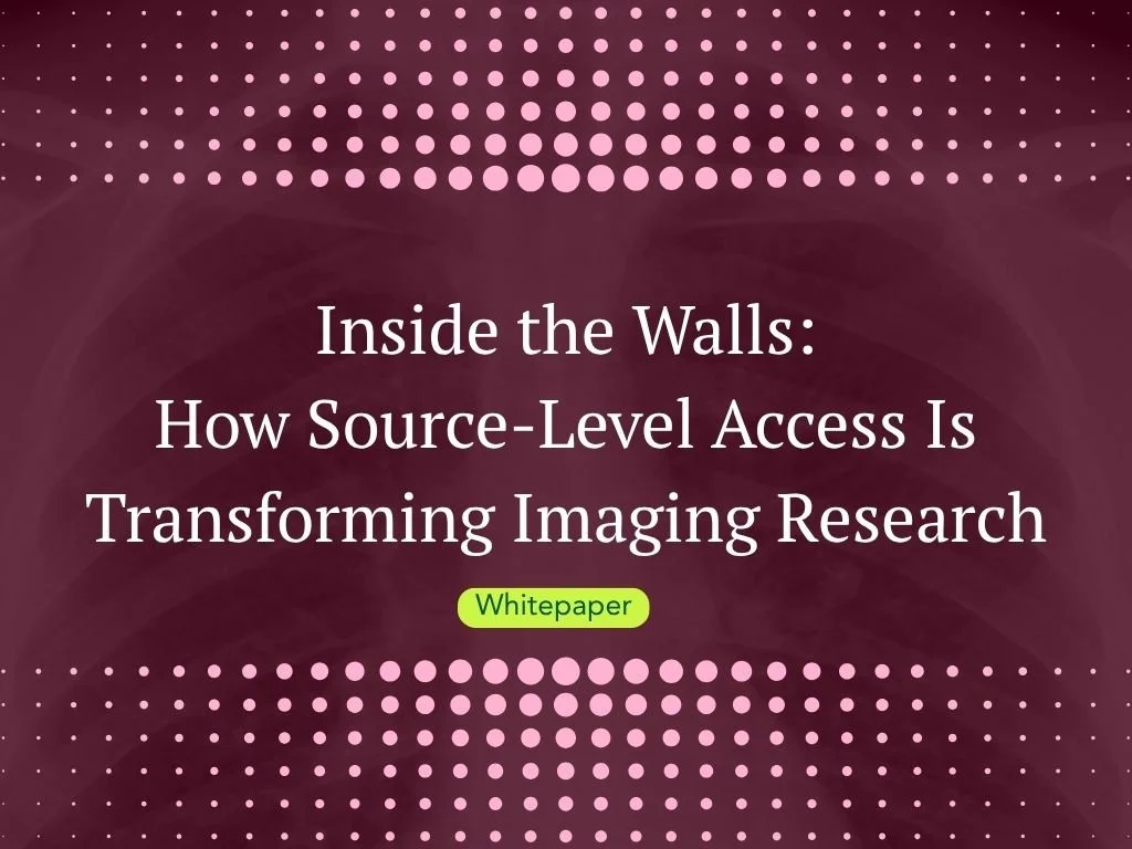 Inside the Walls: How Source-Level Access Is Transforming Imaging Research