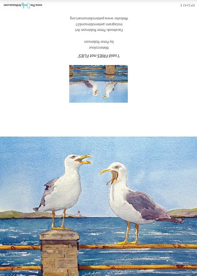 I said, 'FRIES not FLIES' Greeting Card