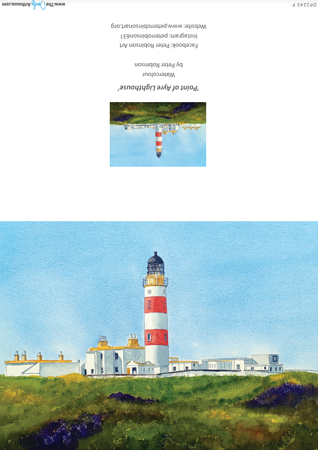 Point of Ayre Lighthouse Greeting Card