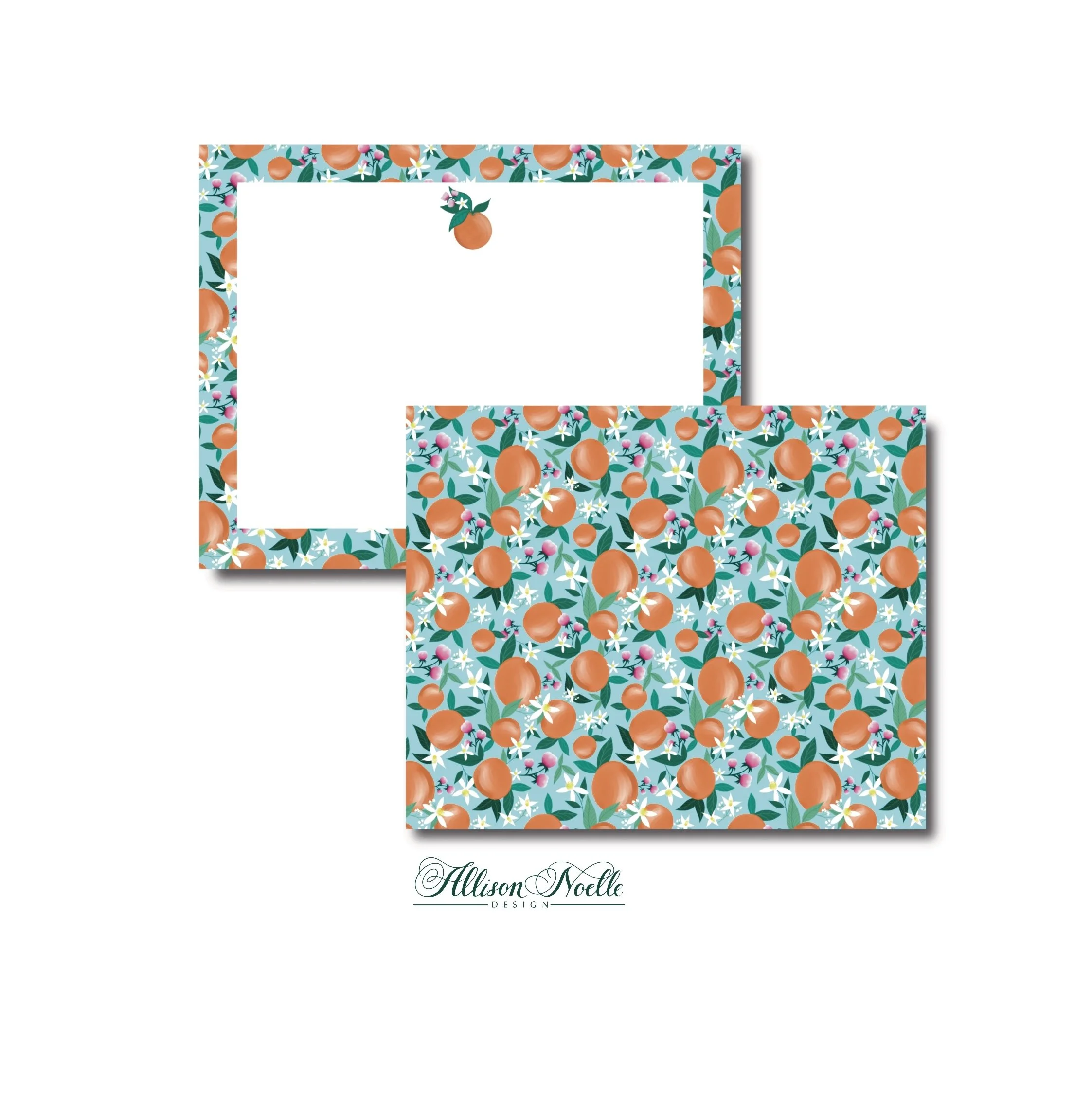 Orange Blossoms Notecards