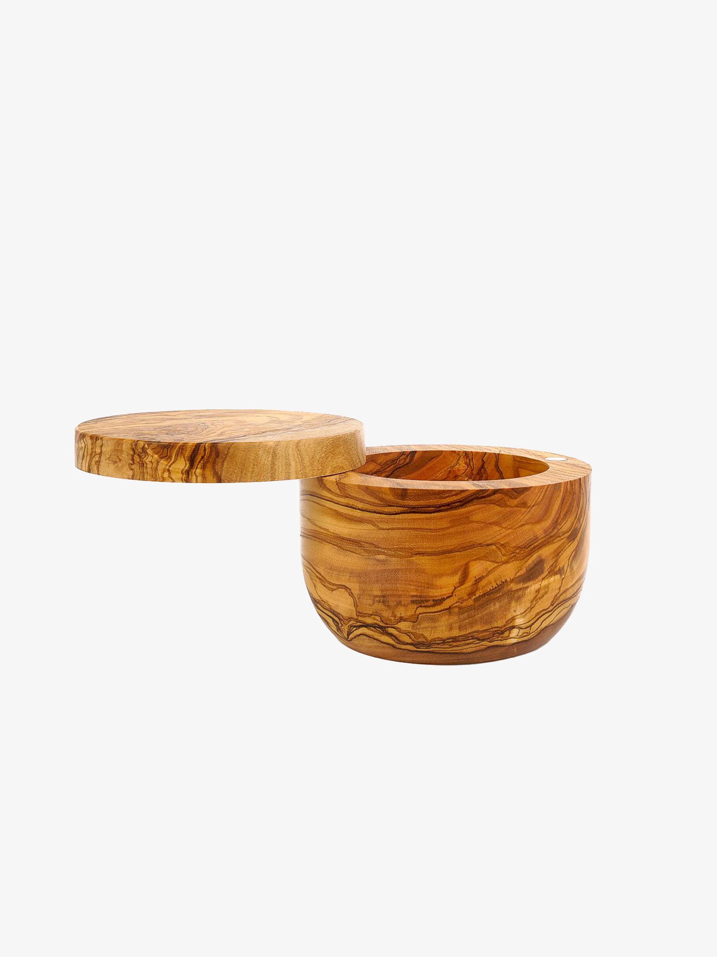 Olive Wood Salt Keeper