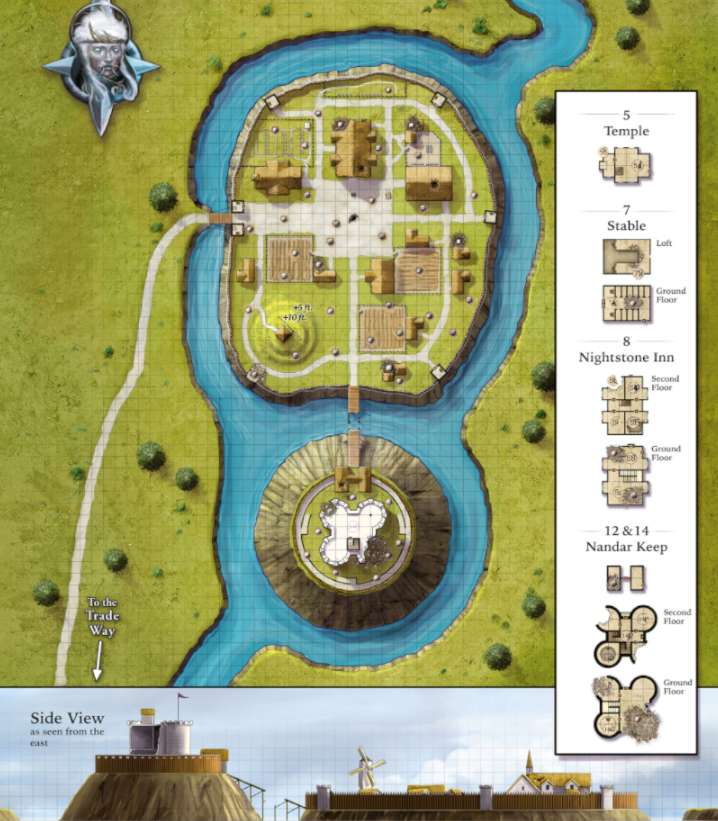 MsBrowns - Nachtstein-Karte