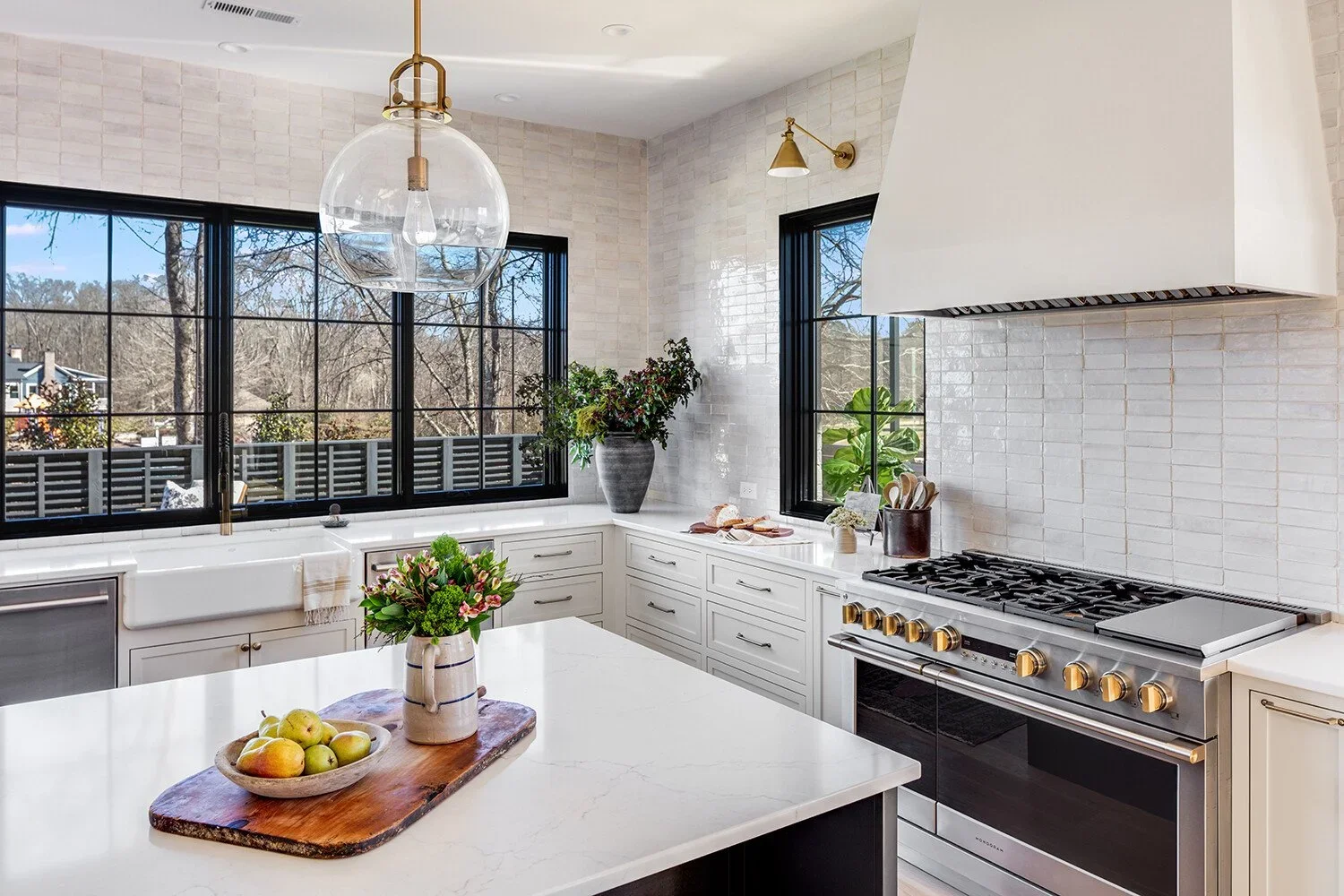 Kitchen Remodel Greenville SC closeup view from center island.webp