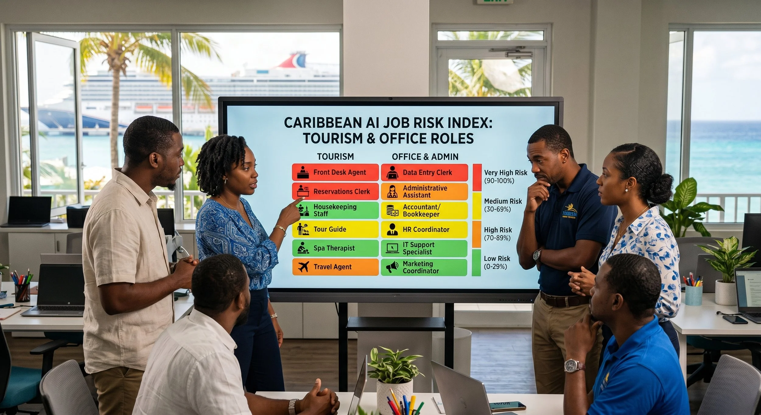 The Caribbean Jobs AI Will Reach First, and the Ones It Cannot Touch