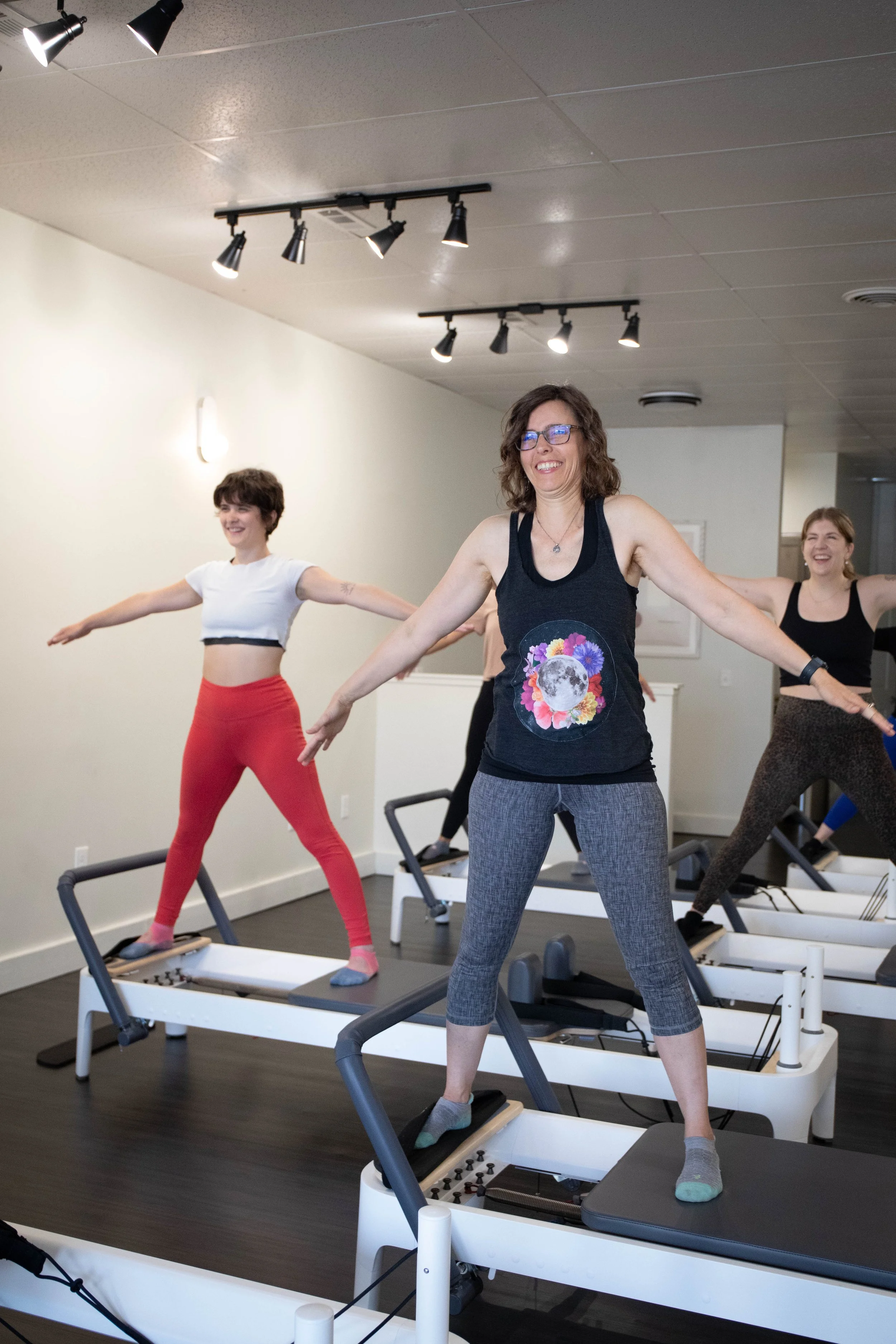beginner reformer pilates class