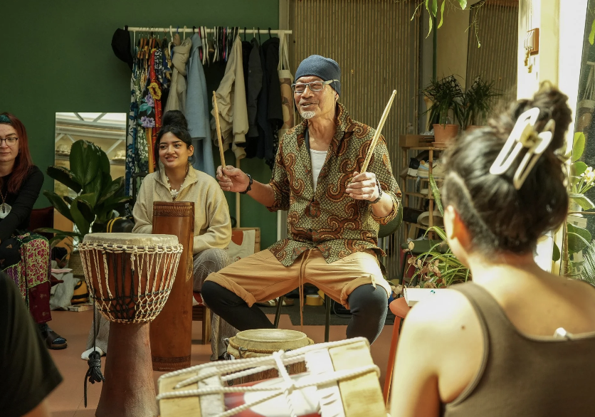 Tahitian Drumming Studies