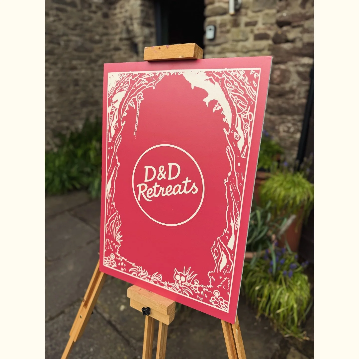 The stage is set&hellip;

The first adventurers for our debut D&amp;D Retreat arrive soon. We are so excited for this weekend of adventure. 

It&rsquo;s taken a long time to get to this point, we can&rsquo;t wait for that first dice roll. 

Eat. Slee