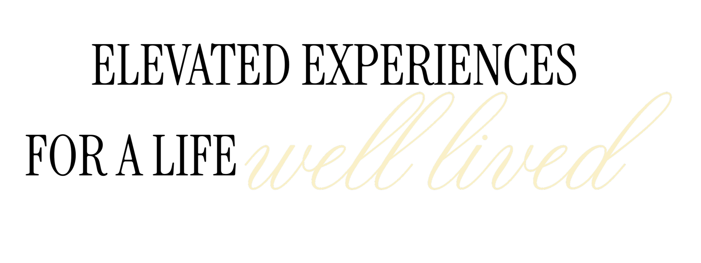 A black background with the words "just well loved" written in a cursive, cream-colored font.