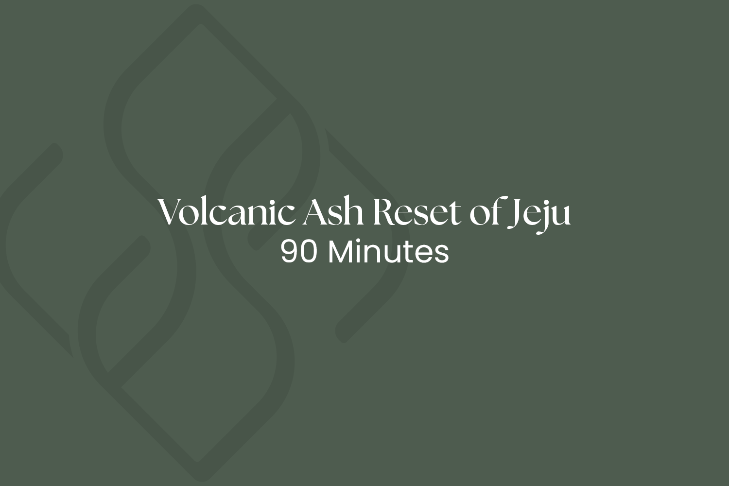 Volcanic Ash Reset of Jeju