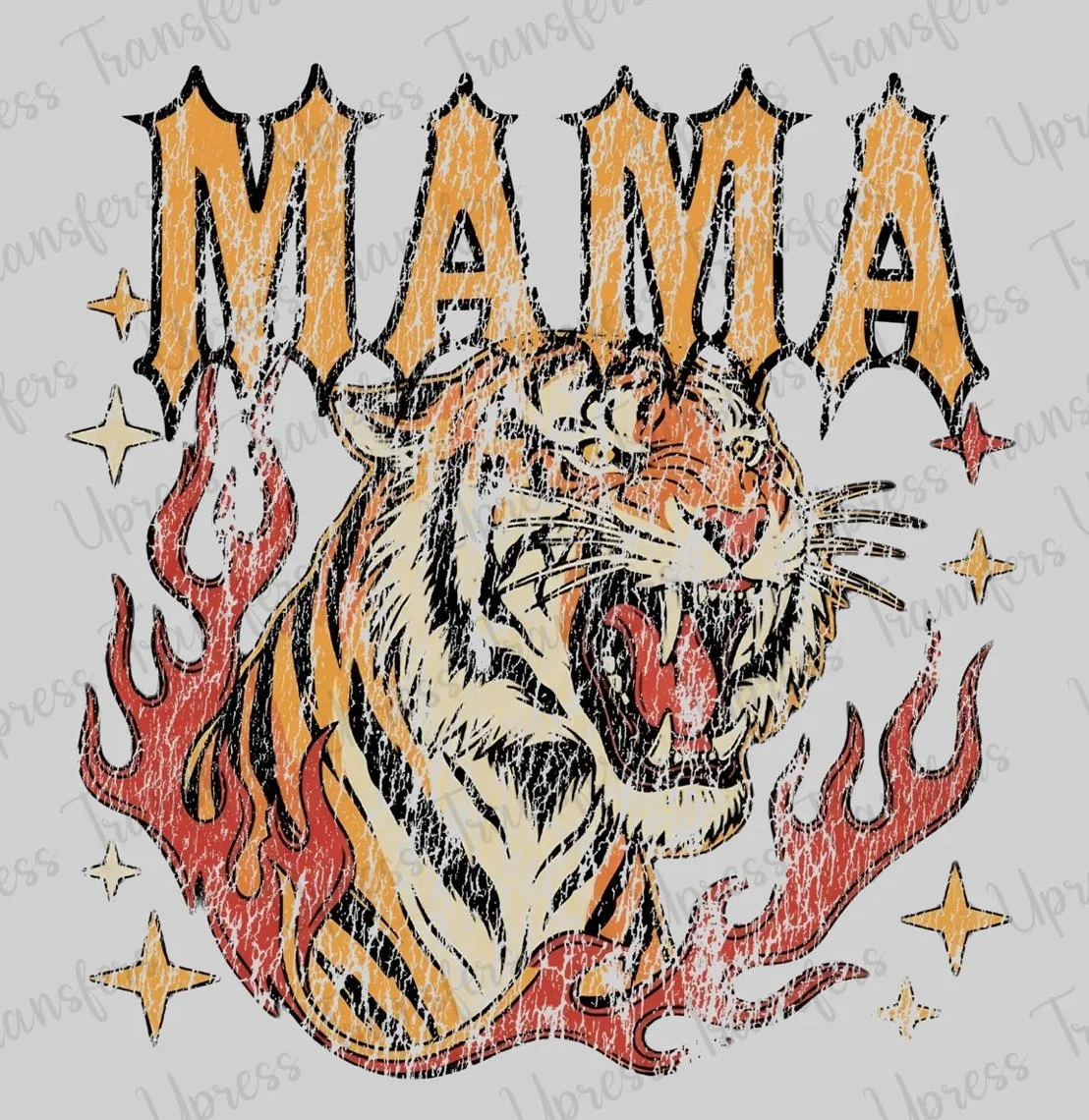 Super Distressed Mama Tiger