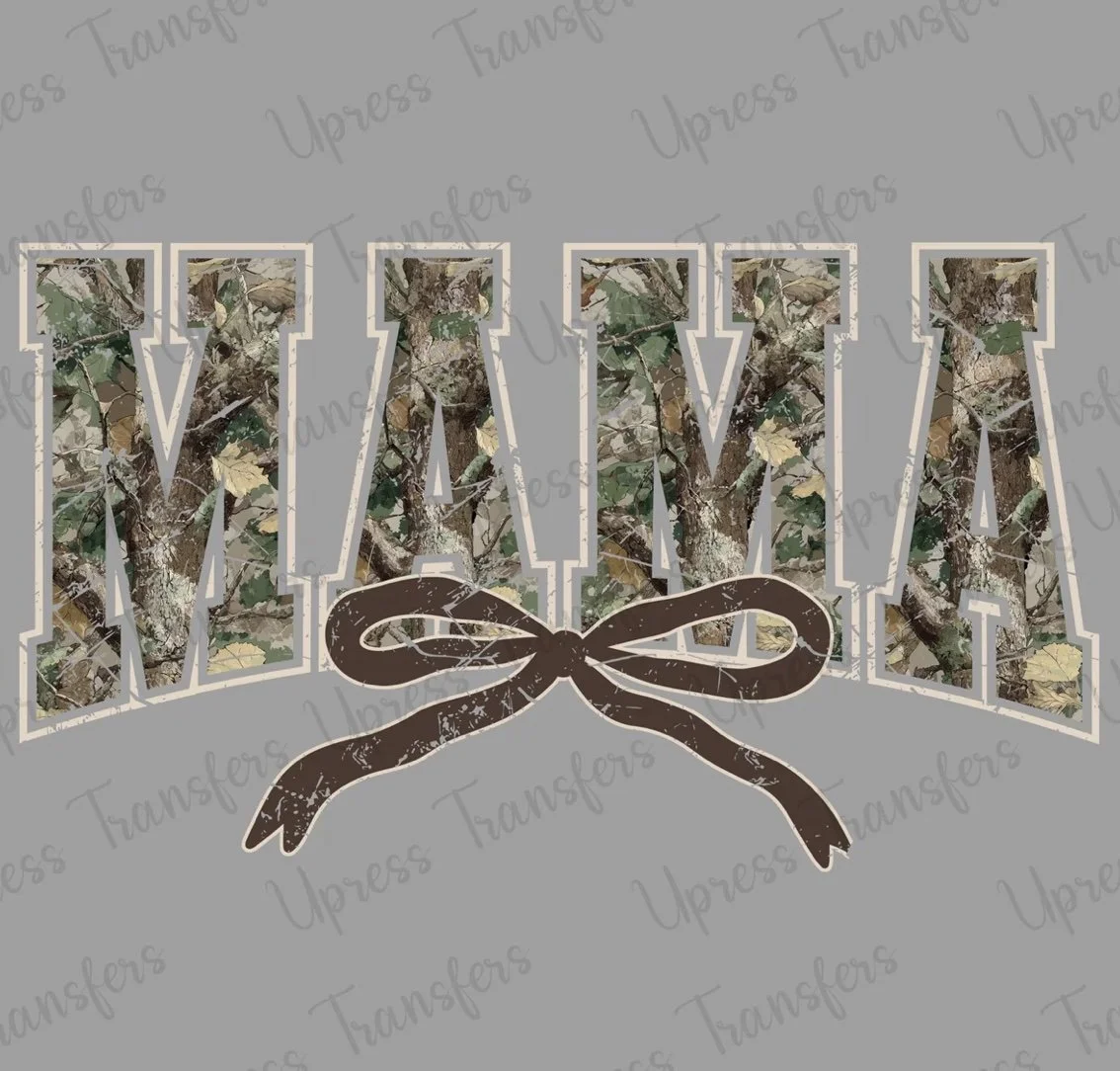 Retro Coquette Camo Mama