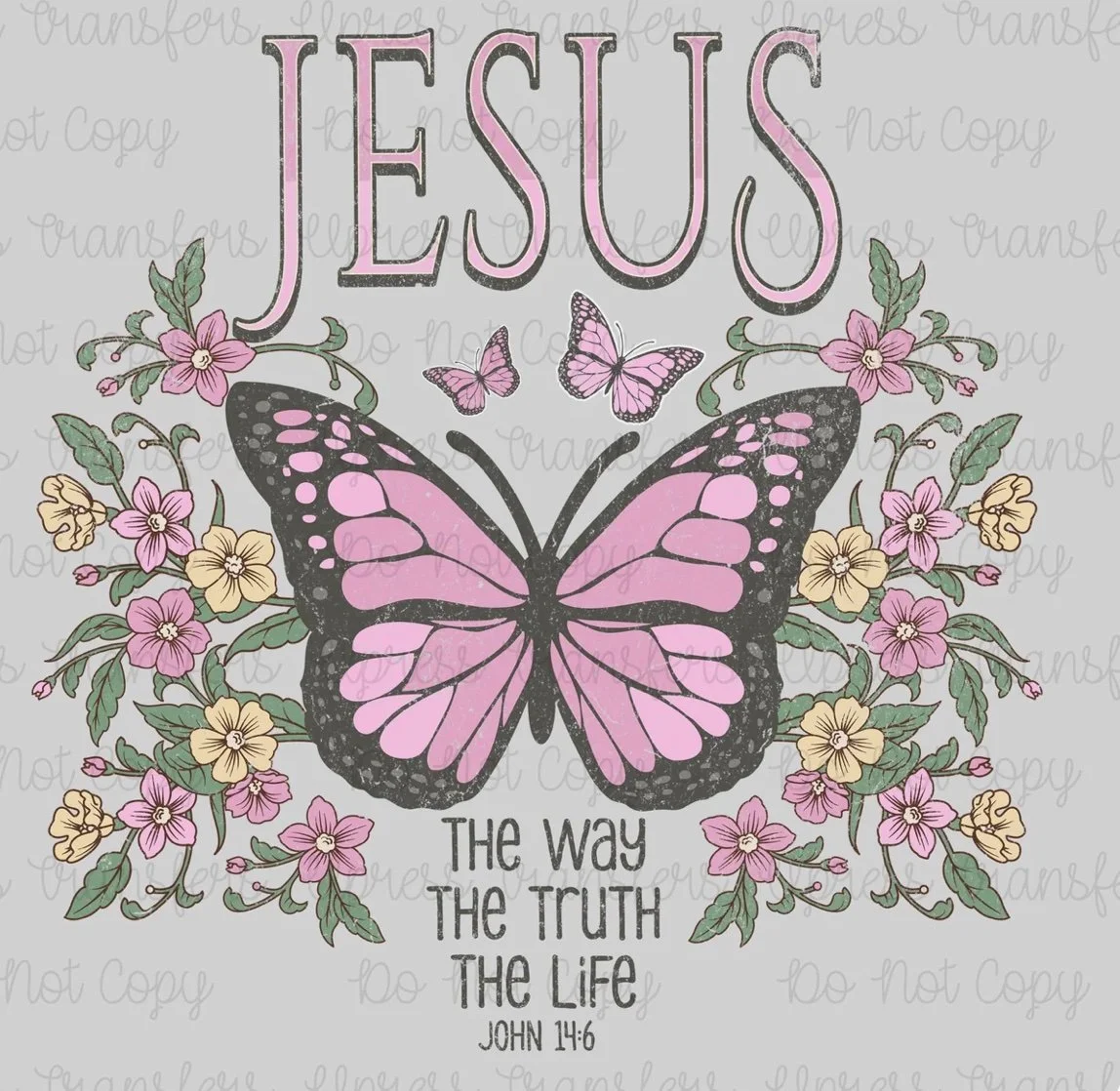 Jesus Butterfly Purple