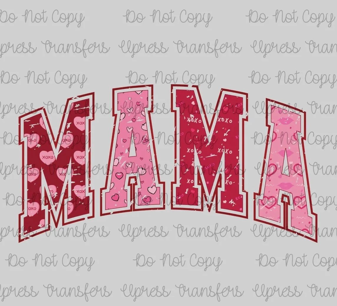 Heart Patterned Mama