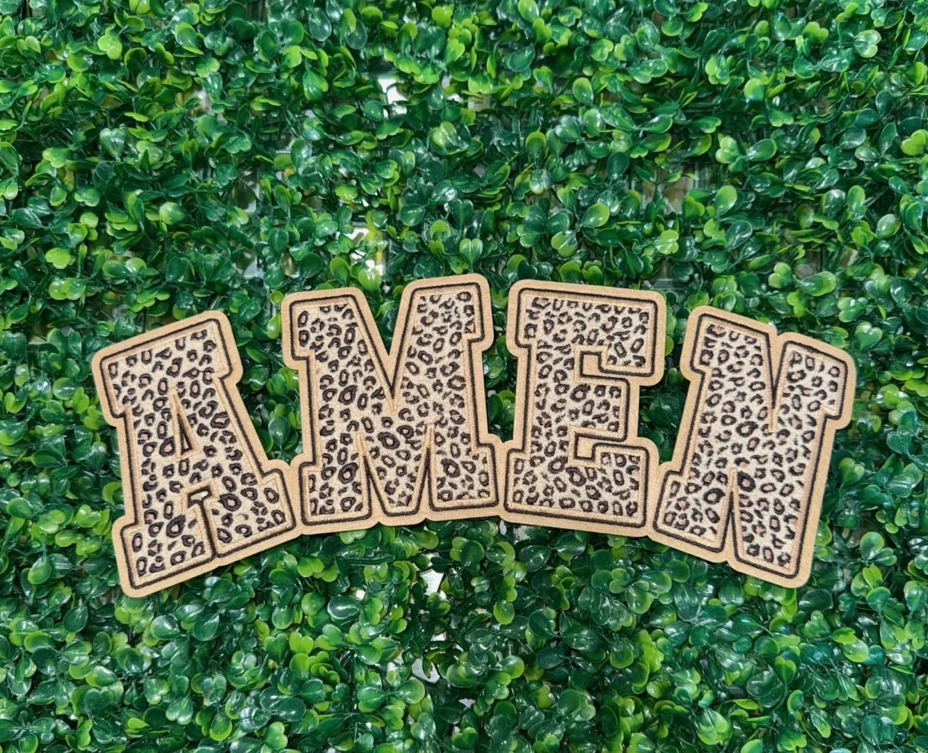 Cheetah Print Amen (Fuzzy)