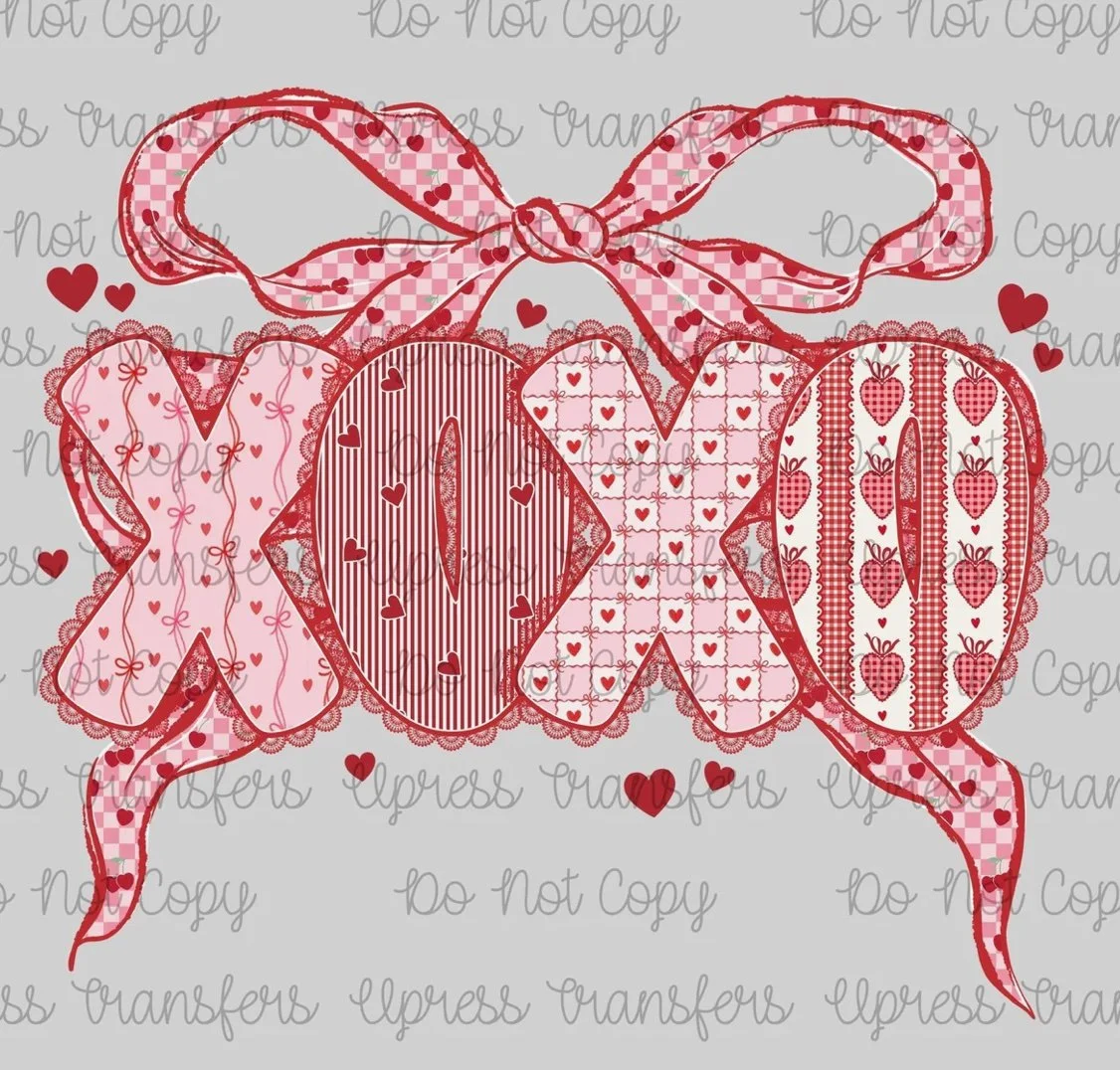 Lace Red Coquette XOXO