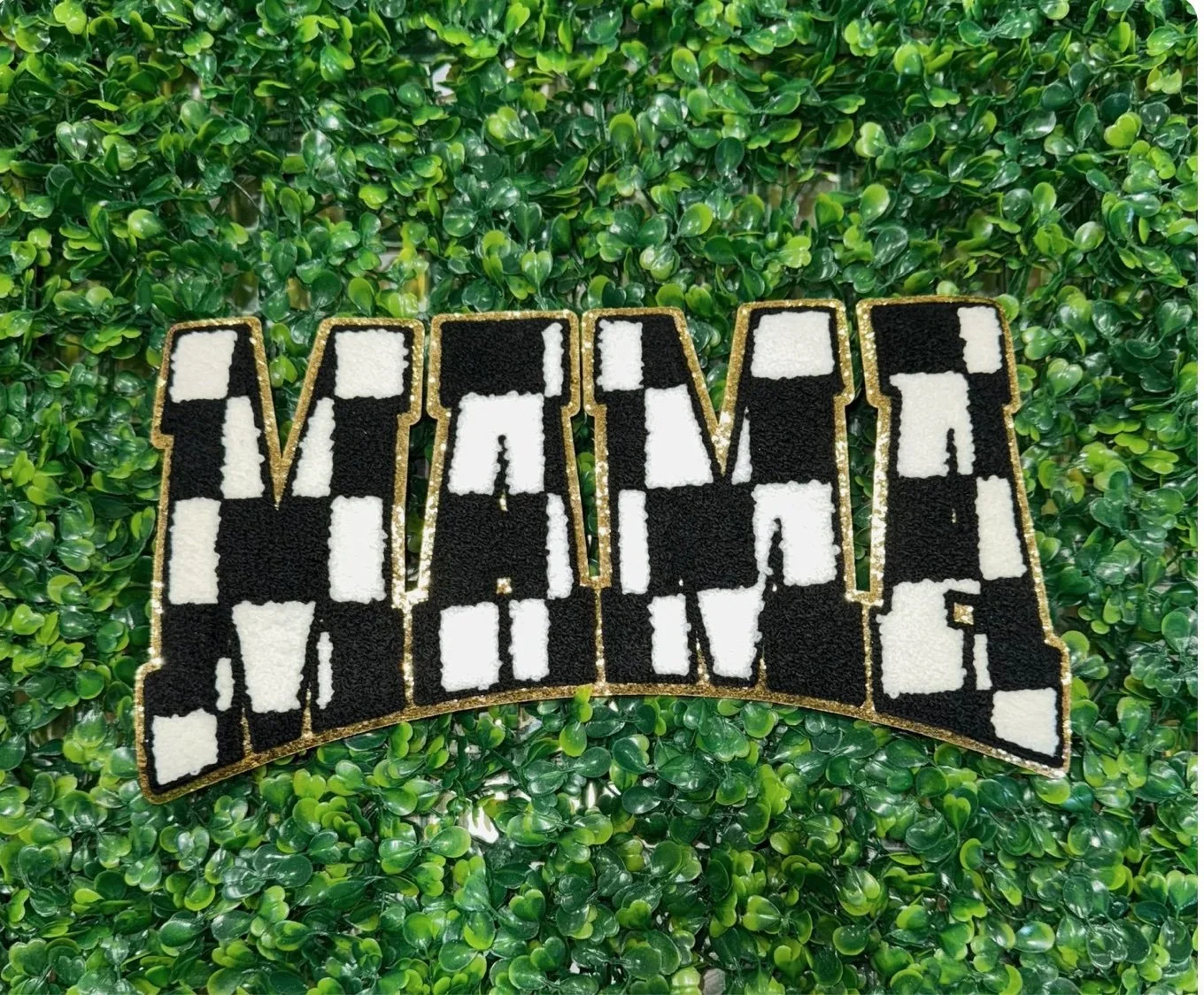 Black Checkered Mama (Fuzzy)