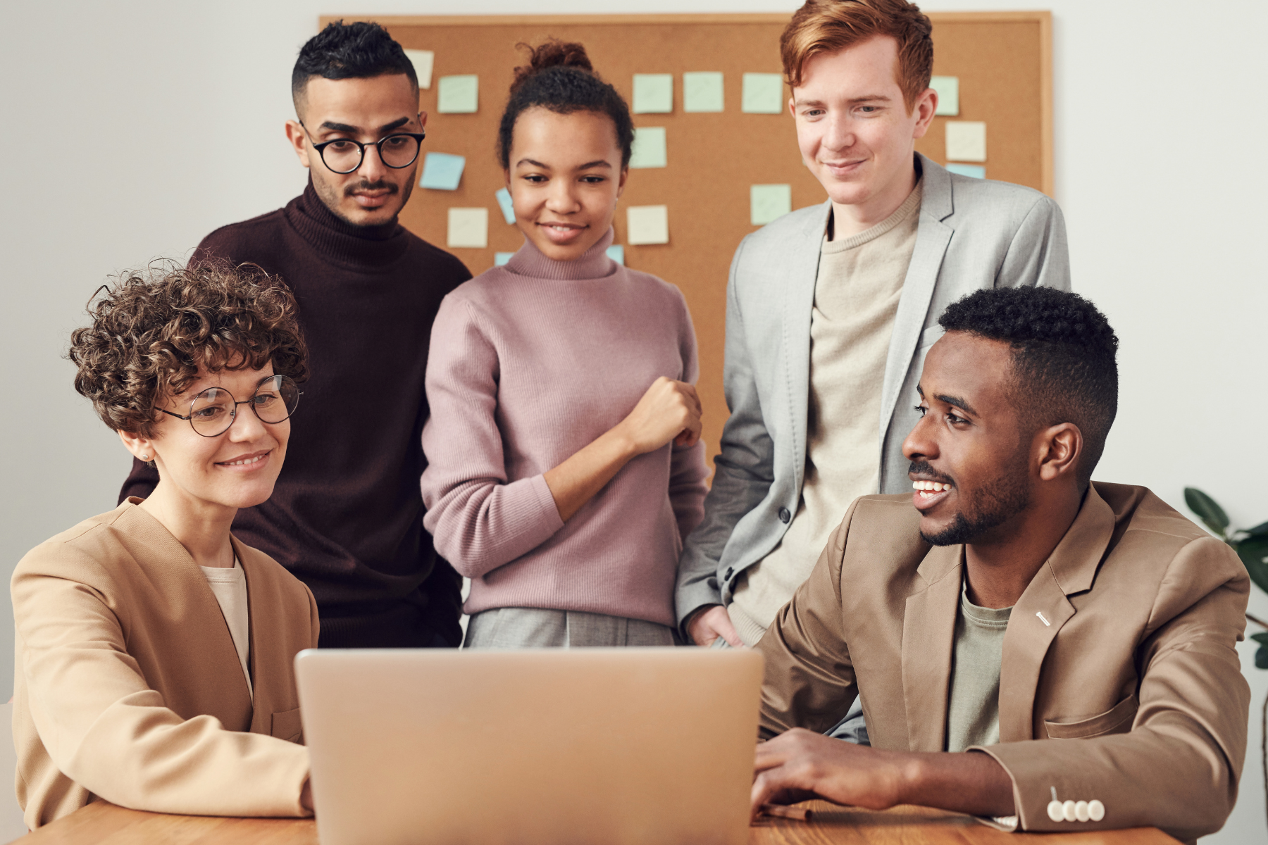 Collaborative team meeting led by HR consultant focused on people strategy and growth