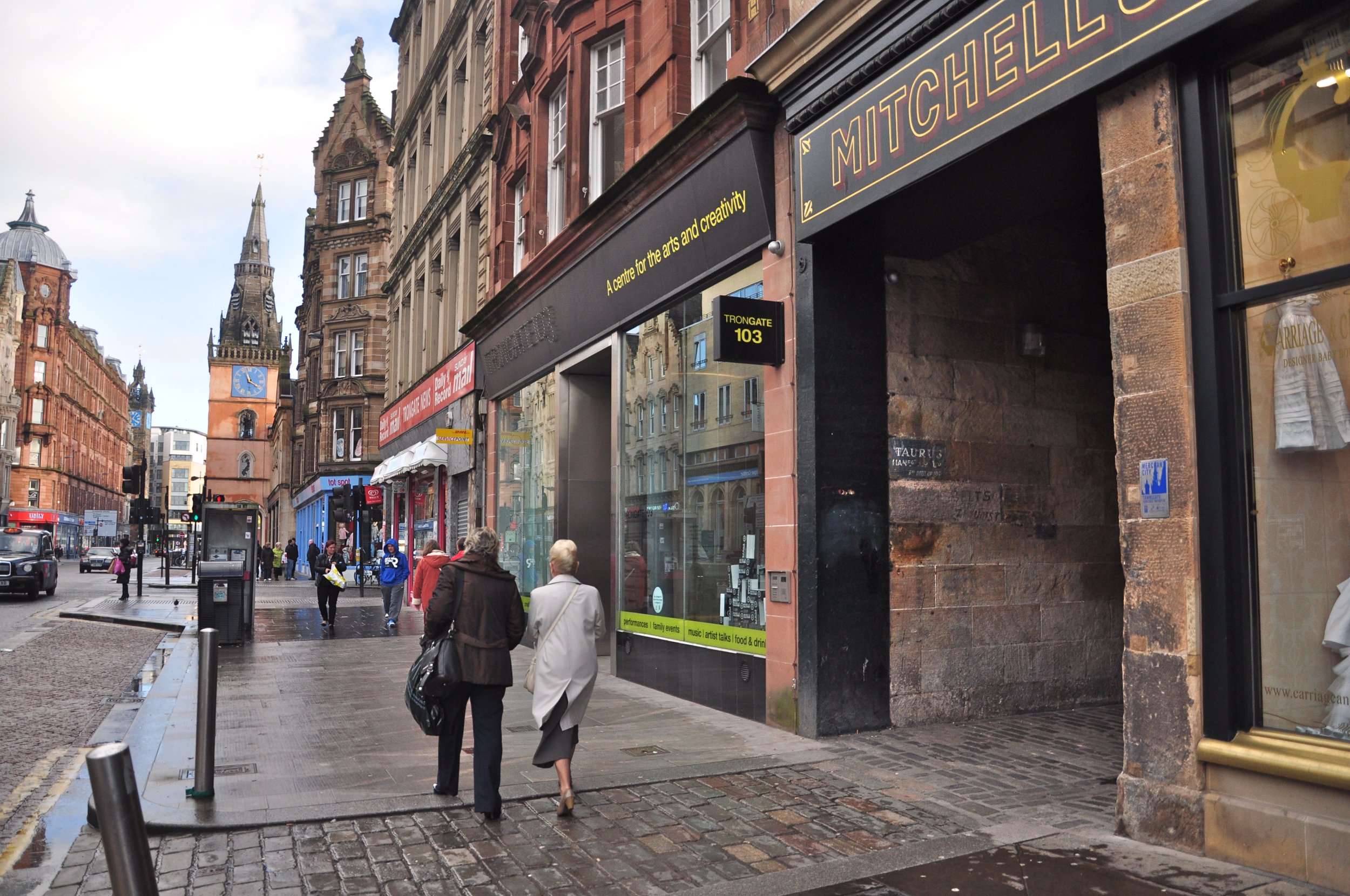 Panopticon lane and Tron Theatre