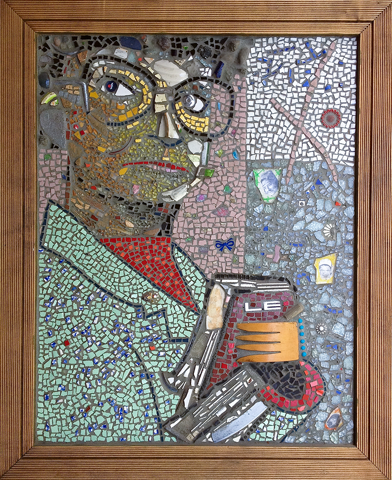 Lady w/ Books    
 2000      26"w x 32"h    Sold