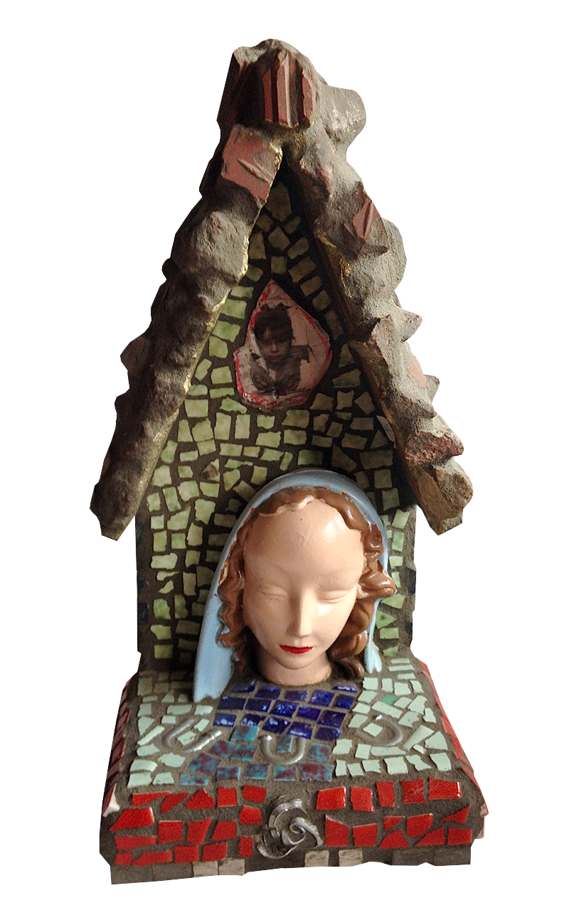 Mary Head with Canopy
6"w x 12"h x 4"deep      2001        500.