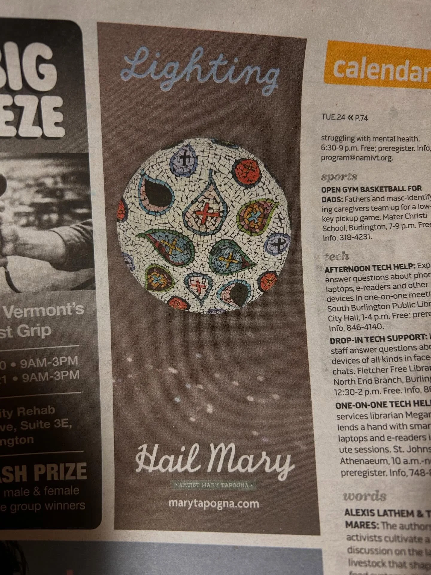 My 2nd ad in @sevendaysvt