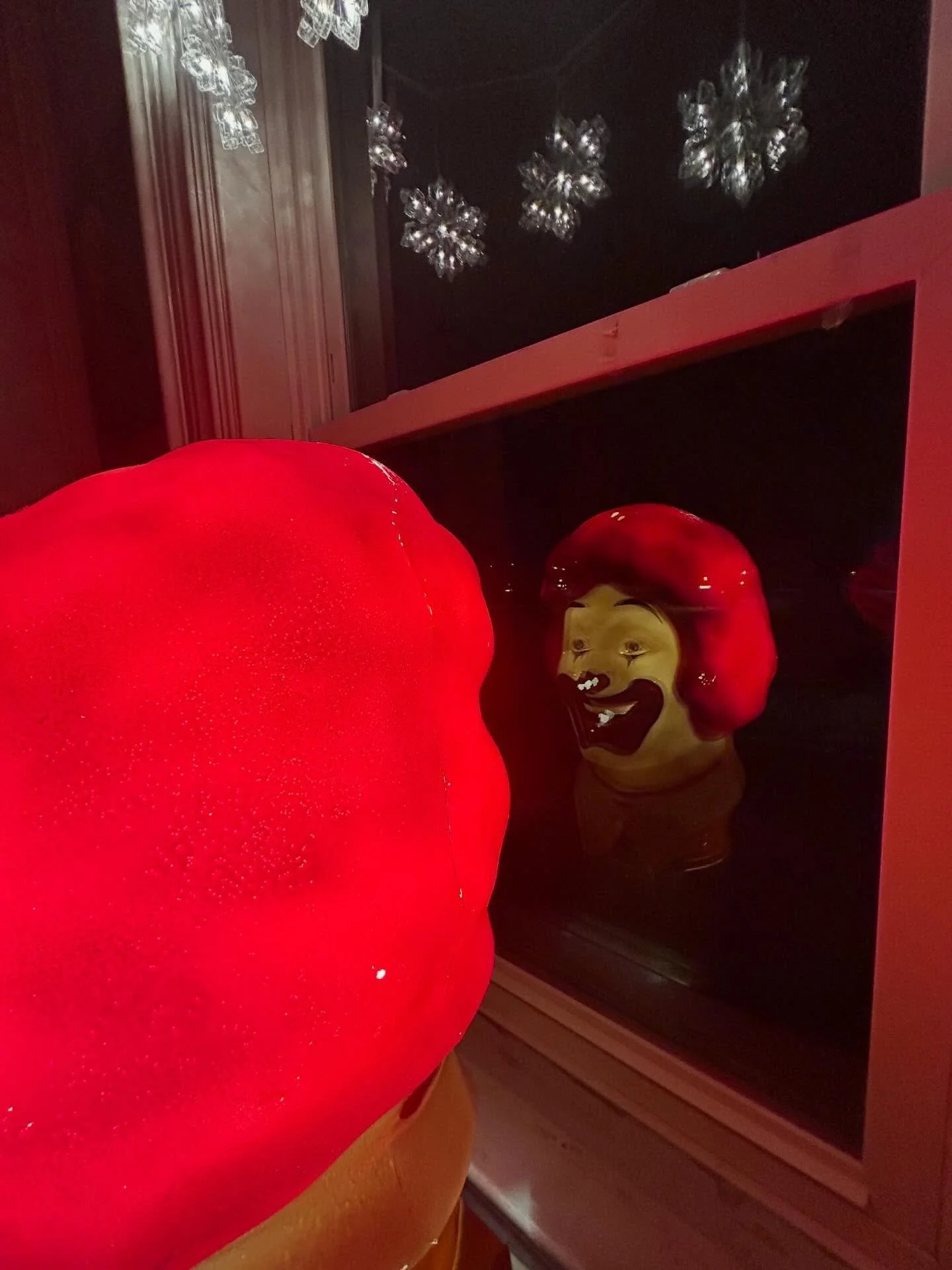 I didn't realize the bulb in Ron McDon had burned out&hellip; He's back on. What this town must think of me