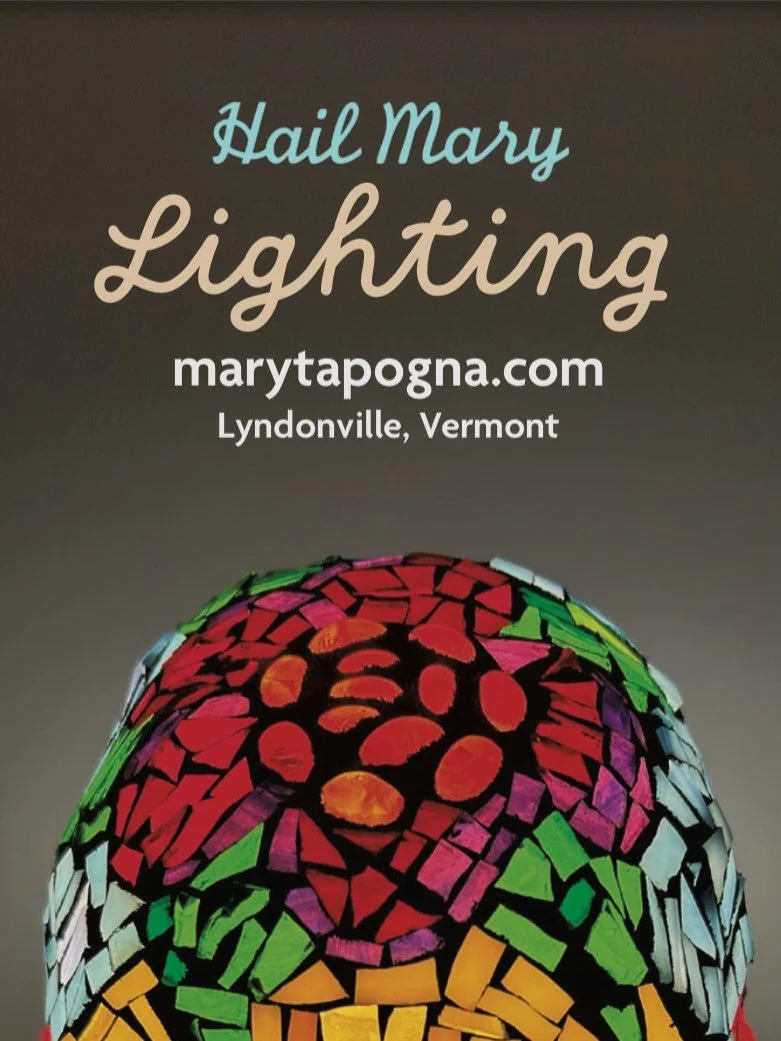 My next ad in @sevendaysvt  @vermontcraftscouncil #hailmarylamps