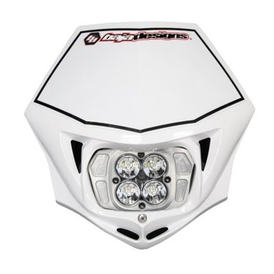 Baja Designs Squadron Sport, M/C LED Race Light, White (Part #RS55-7001-WT)