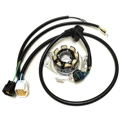 Honda CR125R  stator with billet plate 1999 (Part #RS00C99-B1)