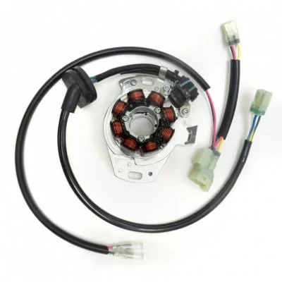 Honda CR250R 50 watt lighting Stator with billet plate`02 on (Part #RS00L98)