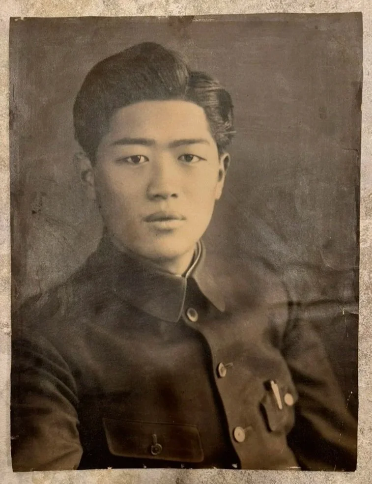 My grandfather as a teenager under Japanese colonial rule