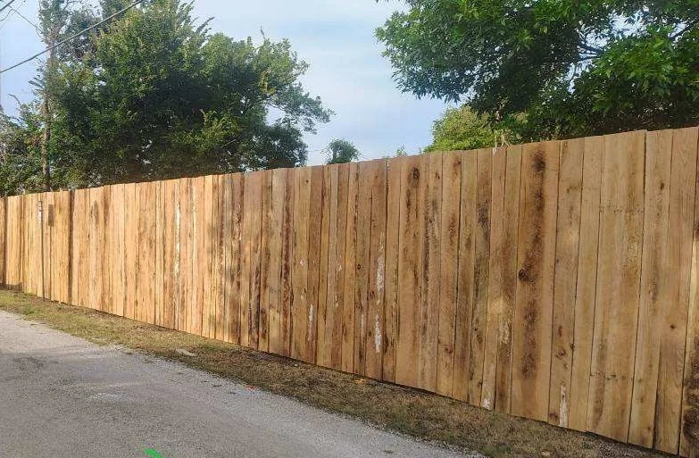 Country porch with rustic wood panels