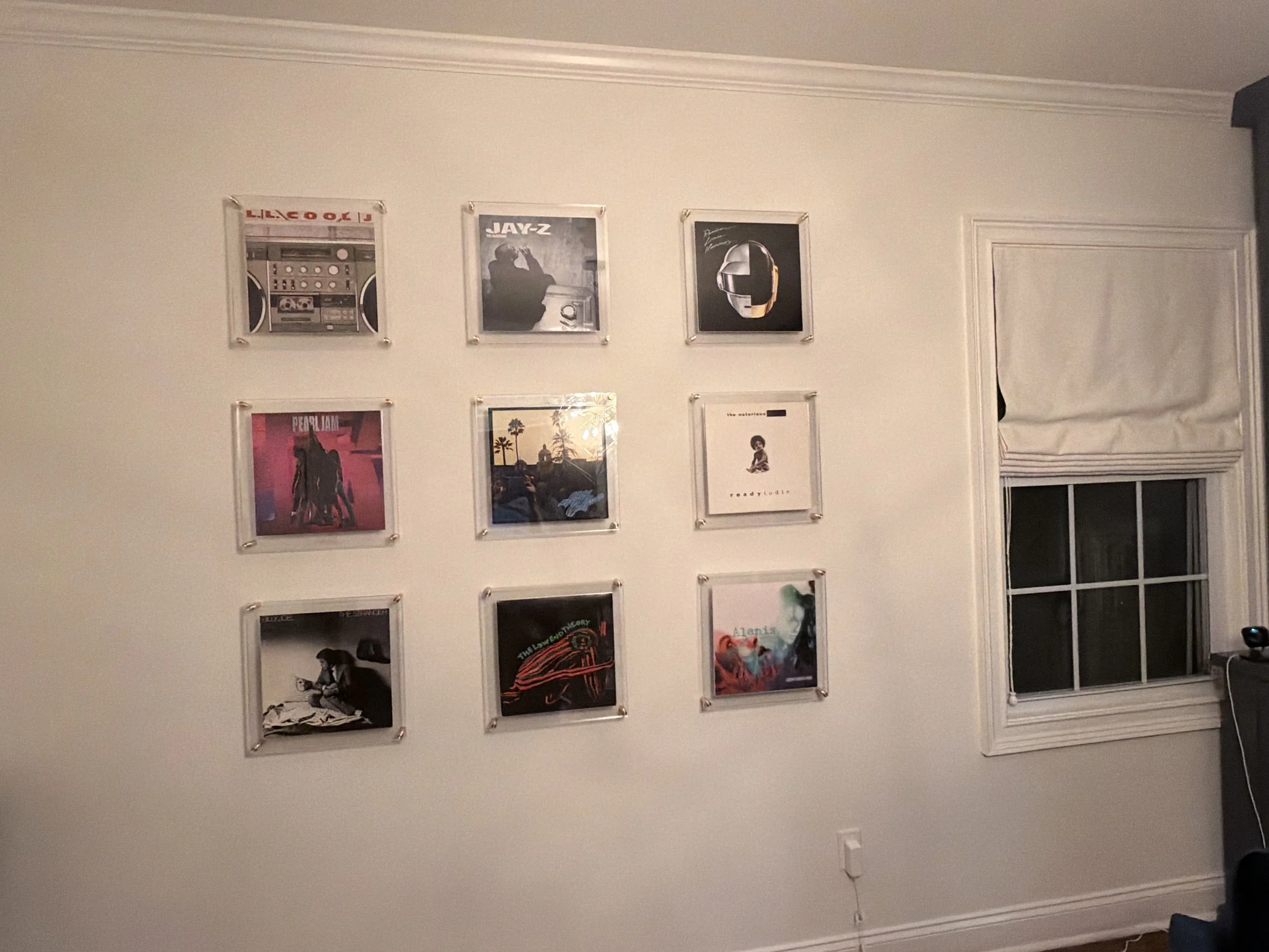 Custom Album Wall Install in Scotch Plains