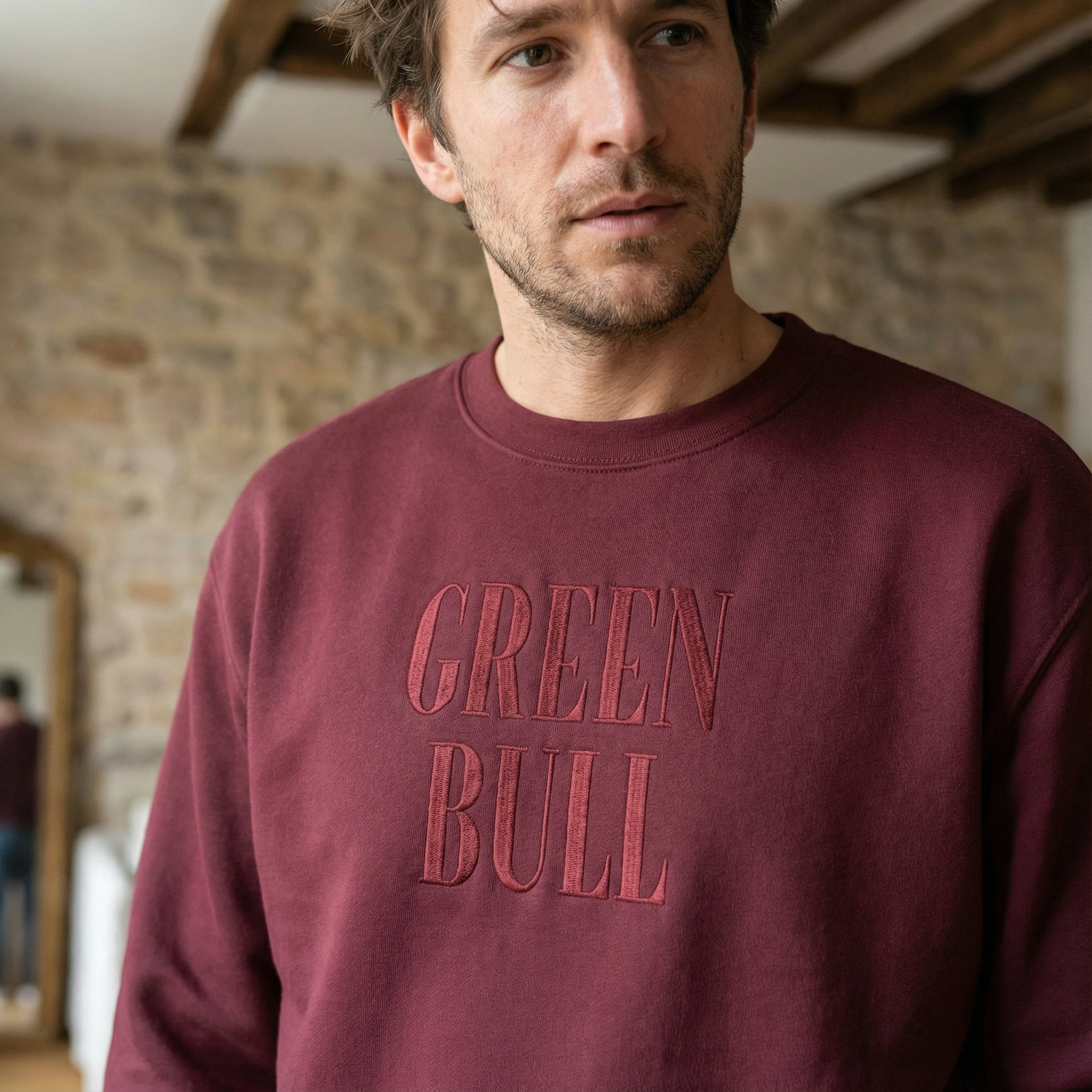 Sweat Oversized Bordeaux