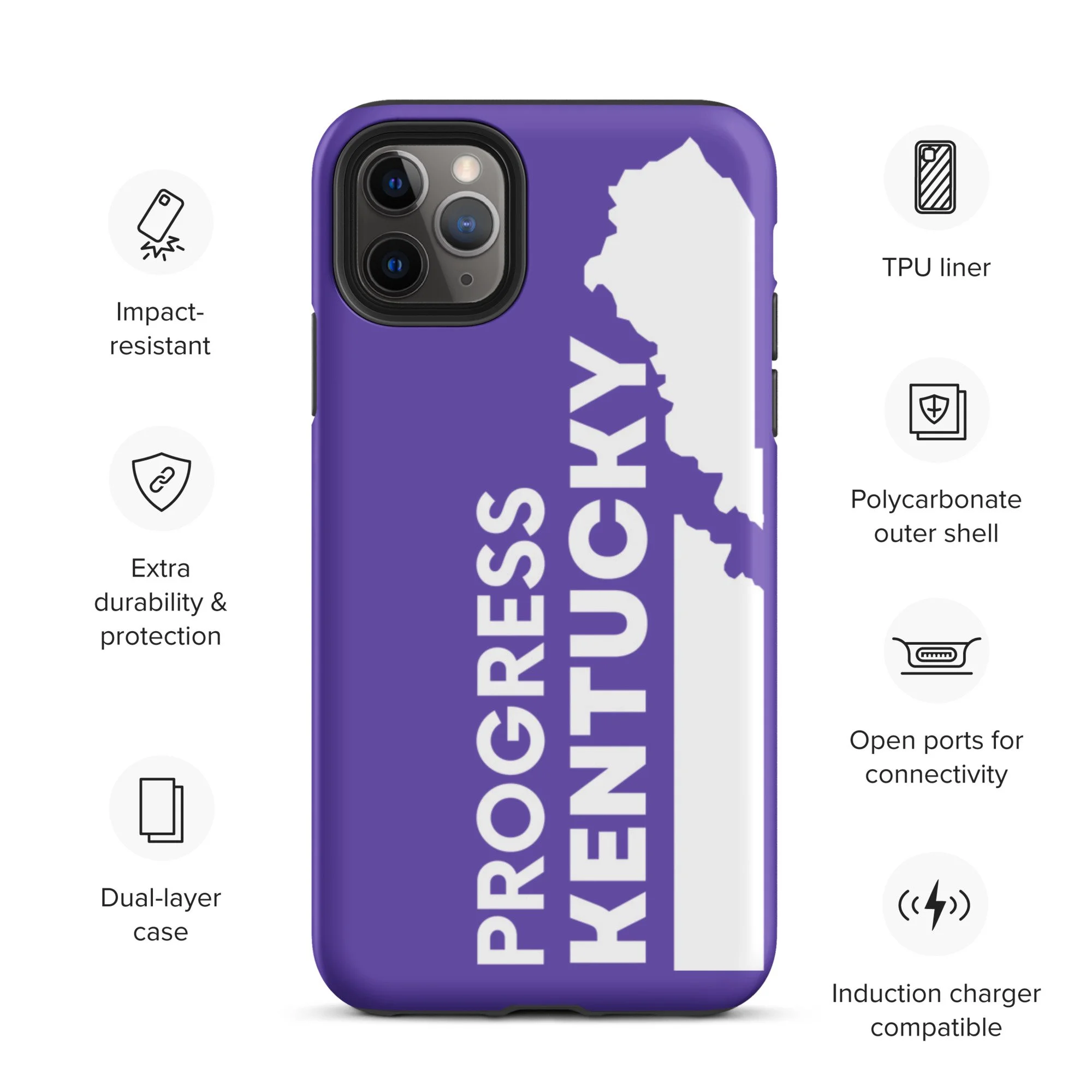 Progress Kentucky iPhone Case