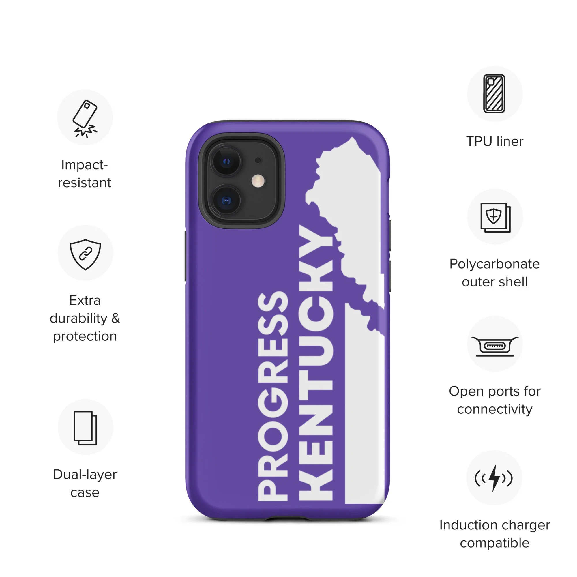 Progress Kentucky iPhone Case